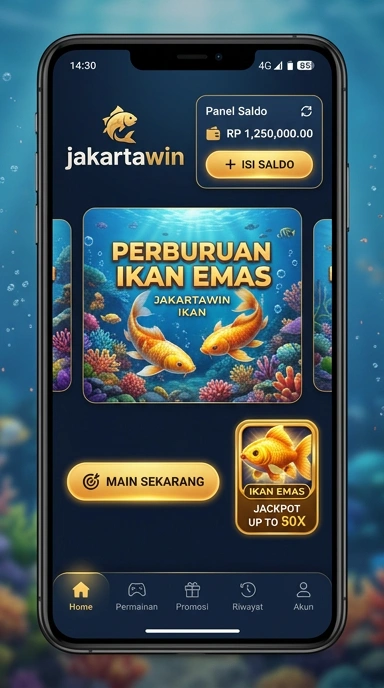 Layar utama jakartawin — antarmuka bersih setelah instalasi